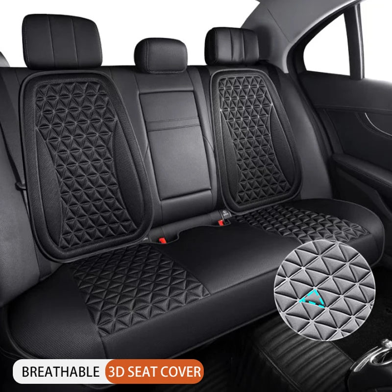 3D Breathable Car Seat Cover Seasonal Car Seat Cushion Convex Design for Heat Dustproof Sweatproof Universal Auto Chair Mat Pad