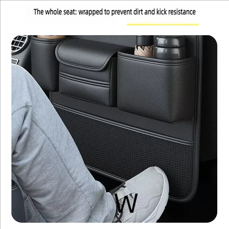 Car Seat Back Storage Bag Hanging Bag Small Table Board Rear Seat Storage Rack for Car Interior Organization