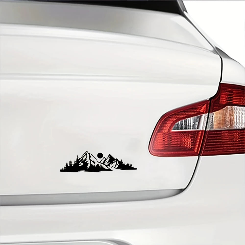 Car Sticker Mountain Decal Car Truck Window Glass Body Bumper Laptop Decor Vinyl Accessories