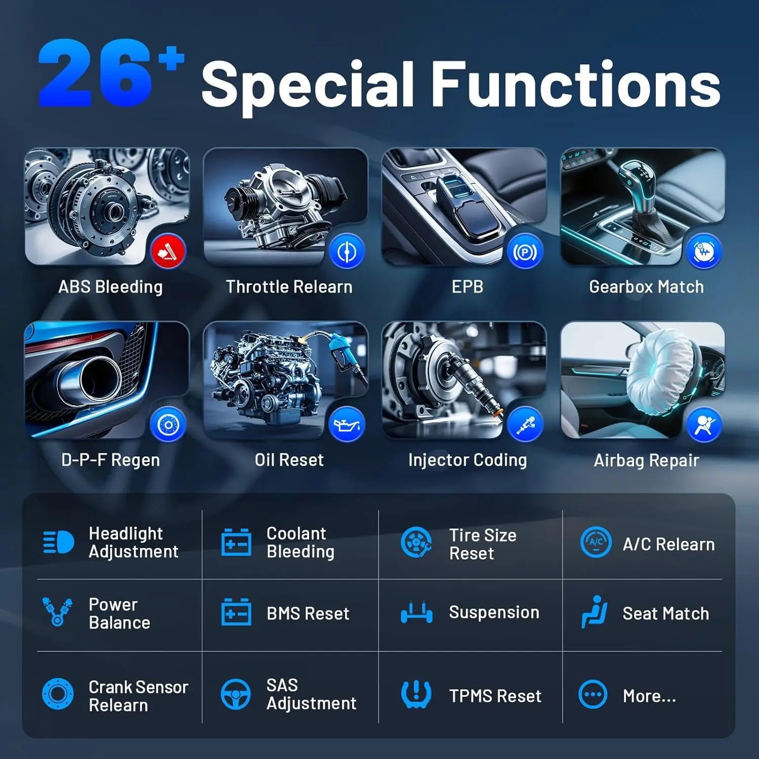 XTOOL A30M V2.0 Wireless OBD2 Scanner BT Diagnostic Tool for iPhone Android OBDII Scan Tool Bi-Directional Scanner with 26+ Resets All System Diagnostic Tool Code Reader Free Updates No Subscription Fee CAN FD FCA AutoAuth