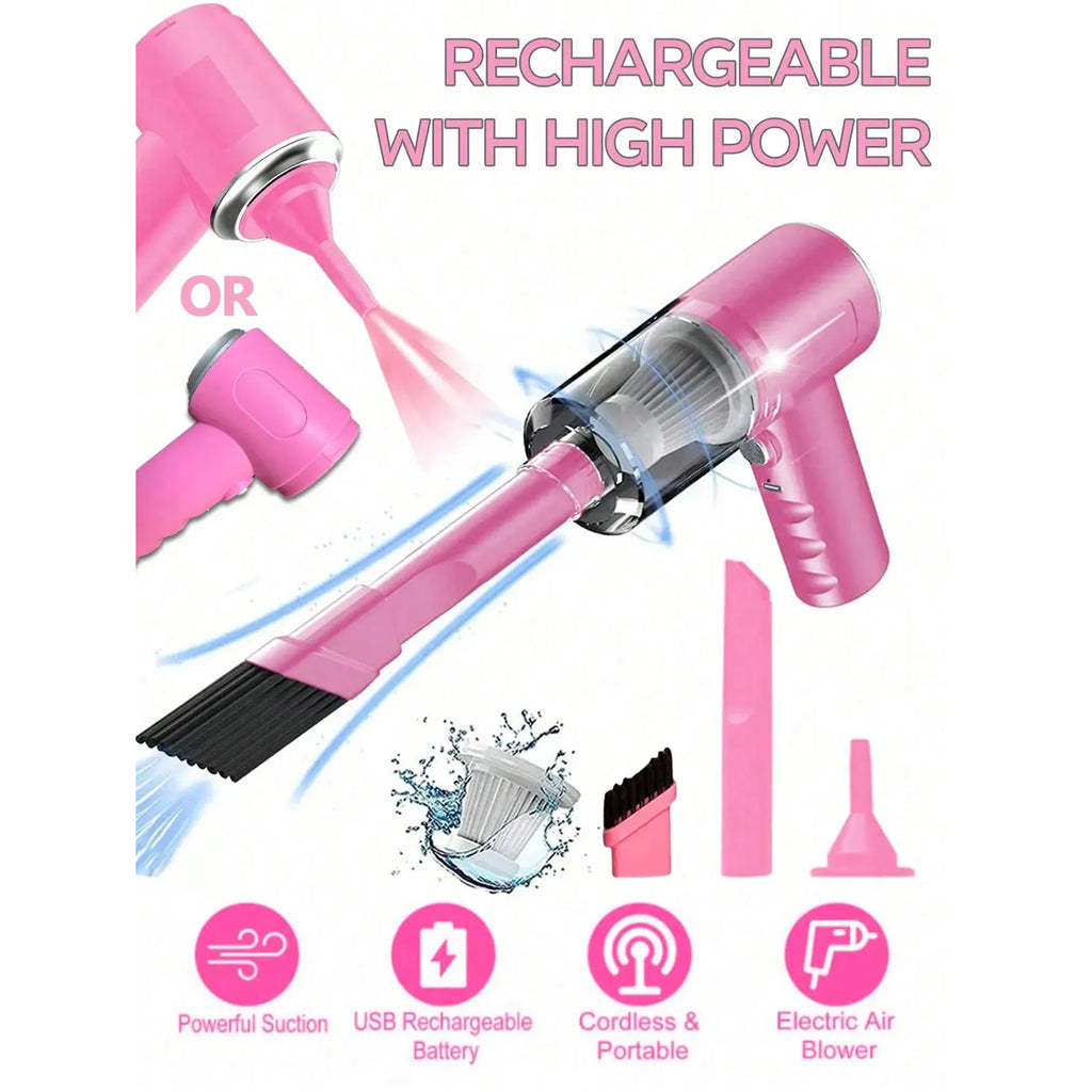 VacPro™ – Aspiradora 3 en 1 USB para coche