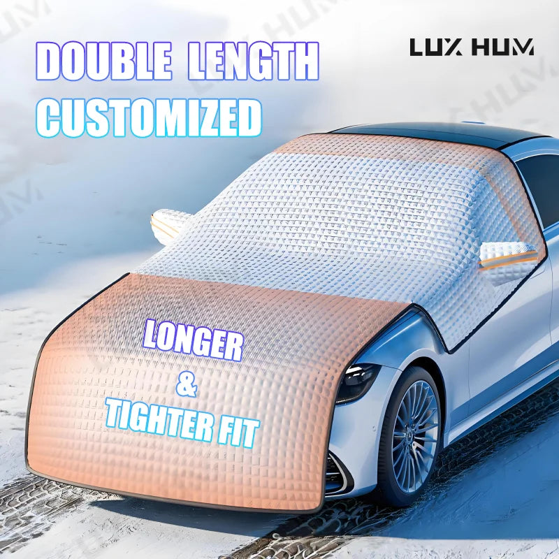 Enlarge Car Snow Cover 7-Layer Winter Windshield Snow Shield Windproof Waterproof Car Window Ice Cover Universal for Suv Sedan