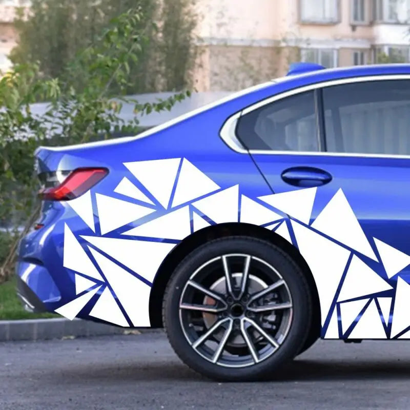 Freestanding Triangles Graphics Car Sticker Decal Decoration SUV Truck Vehicle Camping Rv Vinyl car modification Sticker