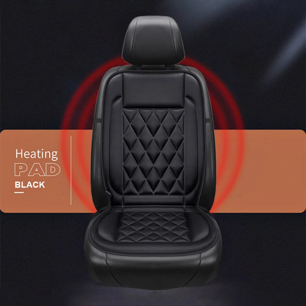 12V Car Seat Heater Cover With 2 Gear Adjustable Heating Electric Car Seat Cushion Non-slip Breathable Auto Interior Accessories