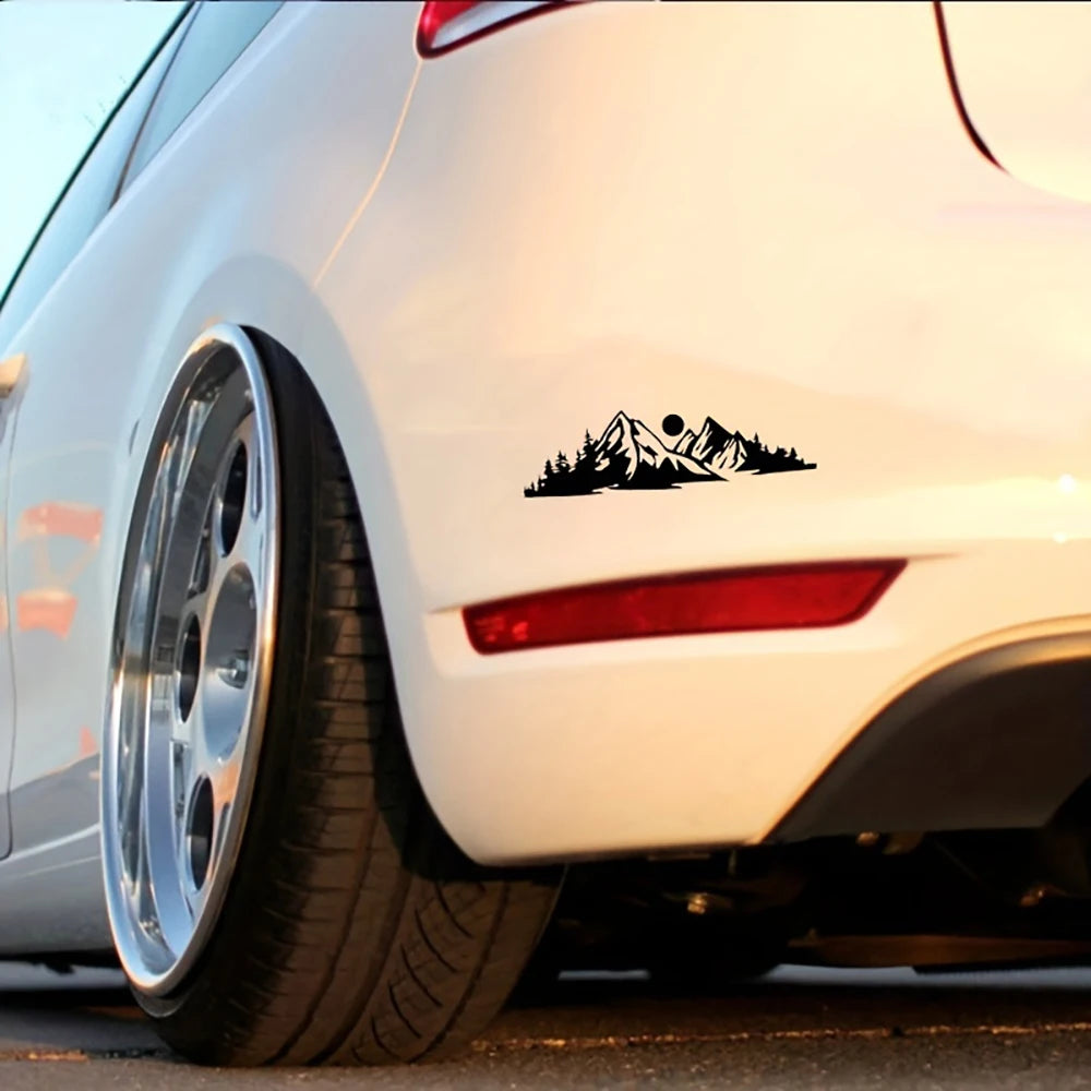 Car Sticker Mountain Decal Car Truck Window Glass Body Bumper Laptop Decor Vinyl Accessories