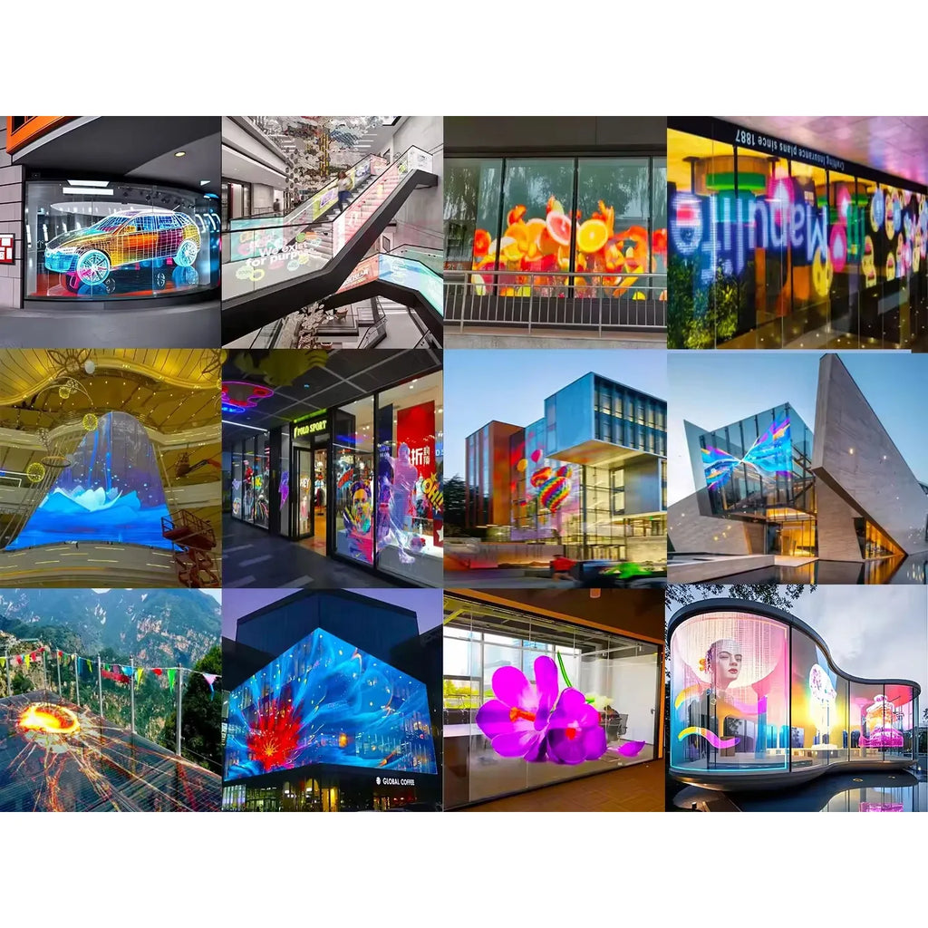 FlexScreen™ – Pantalla LED adhesiva transparente