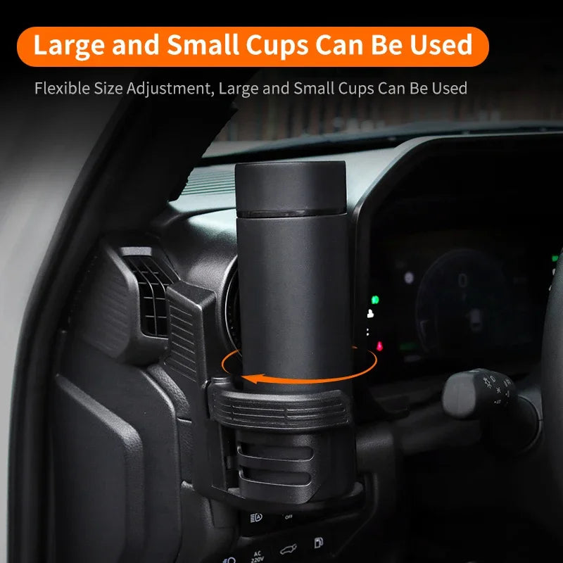 For Toyota Land Cruiser Prado 250 LC250 2024 2025 Car Cup Holder Air Vent Mount Drink Holder Anti-Shake Phone Stand Accessories