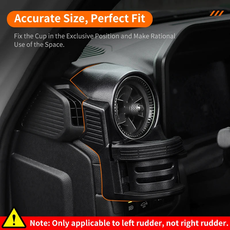For Toyota Land Cruiser Prado 250 LC250 2024 2025 Car Cup Holder Air Vent Mount Drink Holder Anti-Shake Phone Stand Accessories