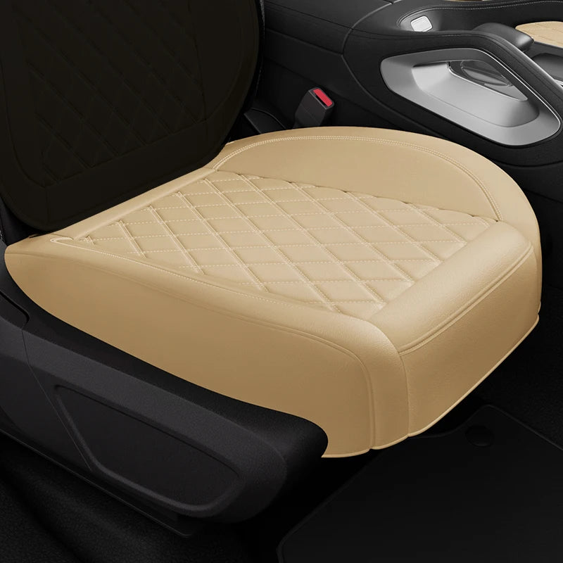 Karcle Nappa Leather Car Seat Cover Surround Bottom Car Seat Cover Full Set Durable Car Seat Protection Cushion Car Accessories