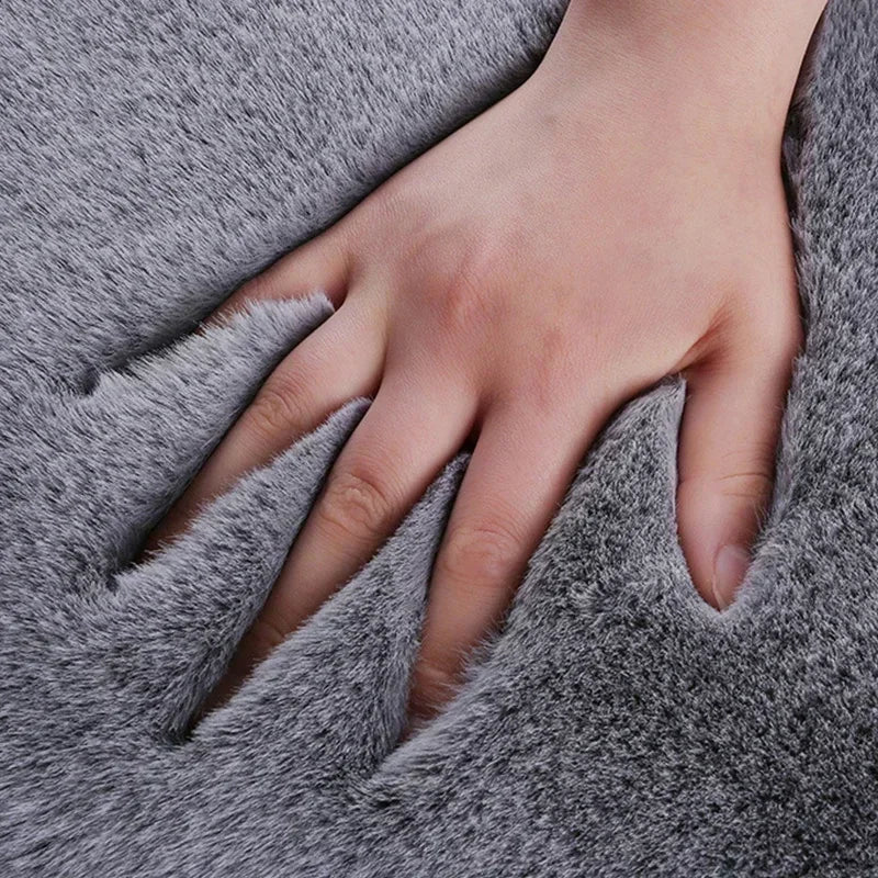 Car Plush Seat Cushion for Winter Warmth Universal Plush Car Full Set of Seat Cushion Covers Fluffy Car Seat Covers