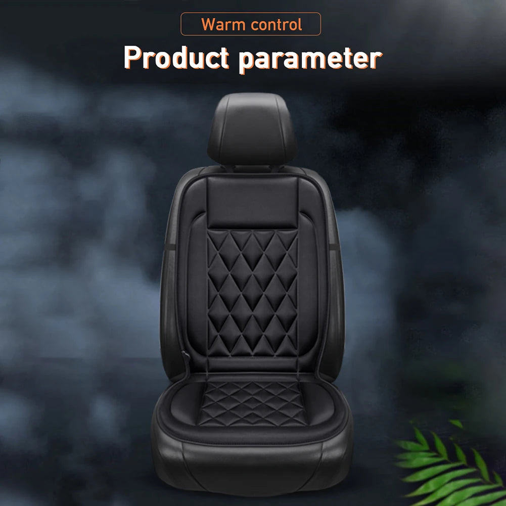 12V Car Seat Heater Cover With 2 Gear Adjustable Heating Electric Car Seat Cushion Non-slip Breathable Auto Interior Accessories