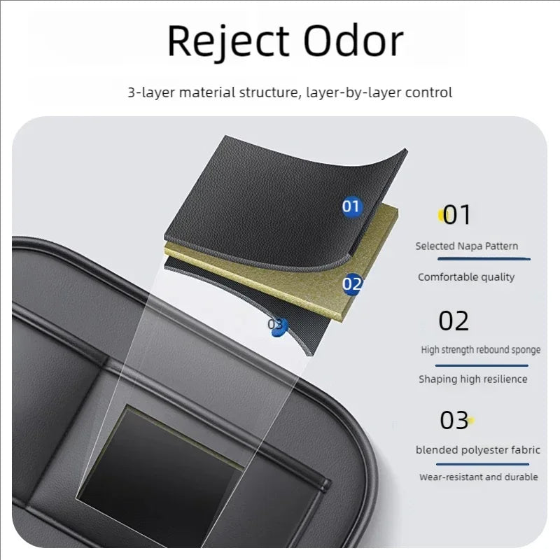 Car Storage Bag Car Seat Back Hanging Bag Storage Car Backrest Shelf Anti Kick And Dirt Resistant Products